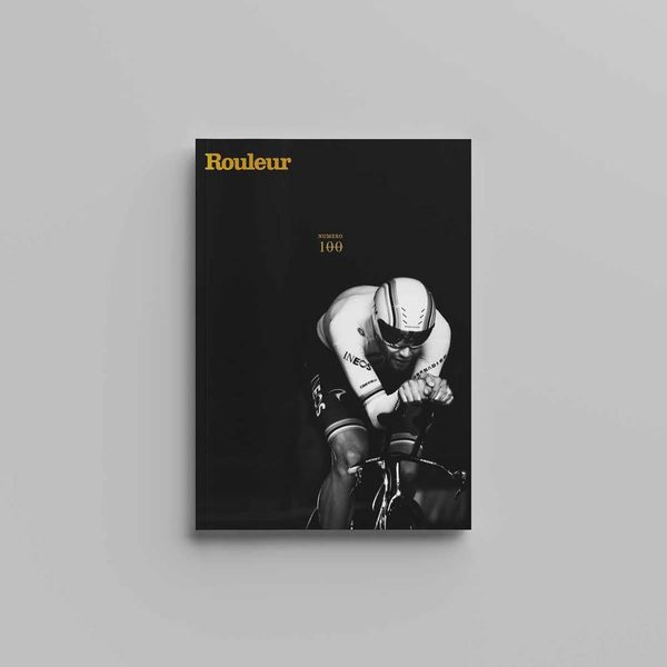 Cover of the first issue of the Italian edition of the cycling magazine Rouleur